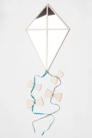 Zrkadlo Šarkan do detskej izby – akrylové zrkadlo z dreva 32x21 cm