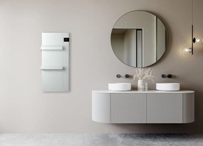 Sapho Sapho, ONSEN EVO elektrické vykurovacie teleso 400x900mm, 1000 W, biela, ONS10001