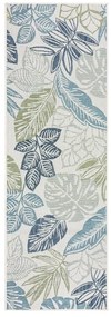 Zeleno-modrý vnútorný a vonkajší koberec 80x230 cm Bella Leaf – Flair Rugs