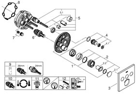 GROHE 29126000 - Termostatická batéria GROHTHERM SMARTCONTROL, lesklý chróm