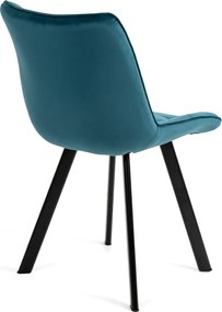Noela Zamatová jedálenská stolička BELLA tyrkysová
