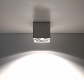 Stropné svietidlo Seida, 1x biele keramické tienidlo