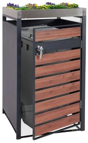 Prístrešok na smetiaku J81 so záhonom