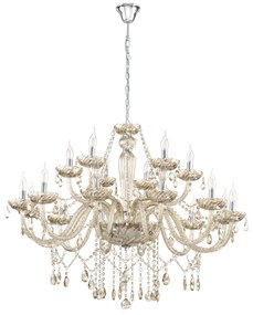 Eglo Chandeliers 39095 BASILANO luster 18xE14 cognac