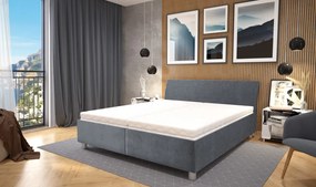 Posteľ Bali 160x200 cm, dymovo šedá látka