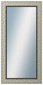 DANTIK - Zrkadlo v rámu, rozmer s rámom 50x100 cm z lišty PRAHA strieborná (2751)