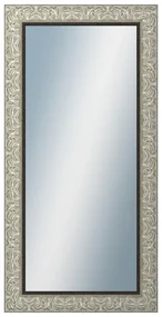 DANTIK - Zrkadlo v rámu, rozmer s rámom 50x100 cm z lišty PRAHA strieborná (2751)