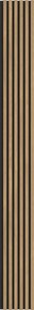 Mexen Lam-B, akustické stenové lamely 275 × 30 cm, HDF doska 4 mm, technická dyha, borovica klasická, S100-275307-3015-012