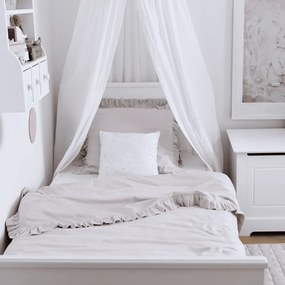 Posteľná bielizeň s volánom – púdrovo ružová Margaret od 140x200 cm 140x200 cm