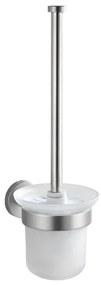 WENKO 19614100 - WC kefa BOSIO MATT 10x14 cm nerezová/strieborná/saténová