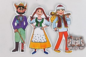 MARIONETINO Bábky a kulisy k rozprávke Čert a Káča