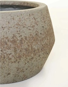 Moderný kvetináč BRIGATA, vláknocement, 36x22 cm, sivý