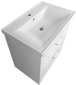 Aqualine Sapho, FAVOLO umývadlová skrinka 67x72,5x44,6 cm, biela mat
