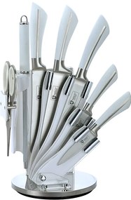 8-dielna sada oceľových nožov, nožníc a ocieľky RL-KSS750
