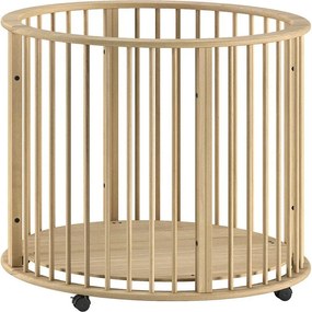 Detská ohrádka z bukového dreva 90x90 cm v prírodnej farbe Dino – Vipack