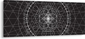 Obraz - Abstrakcia hodín (120x50 cm)