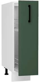 Skrinka do kuchyne Irma D20 Cargo + kôš Zelená Mat