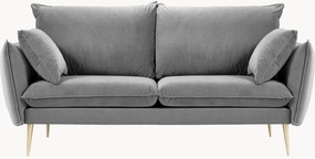Zamatová pohovka Elio (2-miestna), Š 158 cm