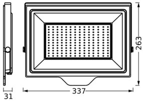 Ledvance - LED Vonkajší reflektor FLOODLIGHT ESSENTIAL LED/150W/230V IP65