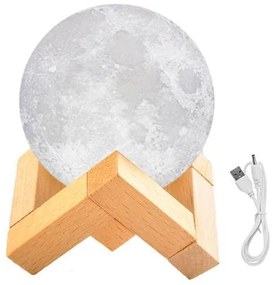 ISO 3D Lampička mesiac Moon Light 8 cm, 9509