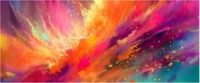 Obraz - Dynamická abstrakcia (120x50 cm)