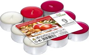 Sada čajových sviečok vôňa jablko škorica, 9 ks%