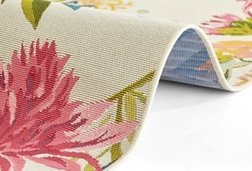 Hanse Home Collection koberce Kusový koberec Flair 105613 Flowers and Leaves Multicolored – na von aj na doma - 120x180 cm