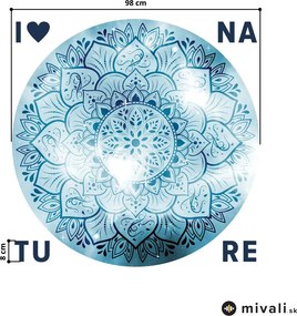 Samolepky na stenu - Mandala s nápisom
