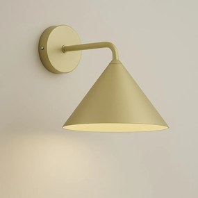 Nástenné svietidlo Capital, 1x zlaté kovové tienidlo, (fi 21cm), g