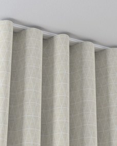 Zaves s riasením WAVE farba produktu béžová látka zapletaná, vzorované