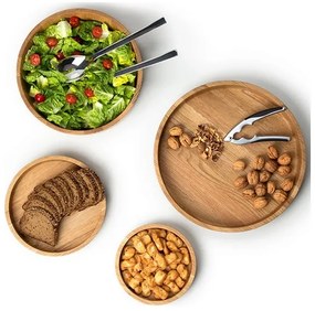 Continenta C4135 - Drevená miska 38x5,4 cm dub