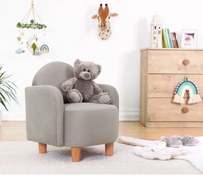 Sivé detské kresielko Nock – Artie