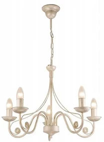 Lamkur Luster na reťazi DONATO 5xE14/40W/230V LA22536