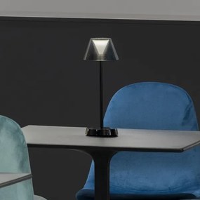 Ideal Lux - LED stmievateľná dotyková lampa LOLITA LED/2,8W/5V IP54 čierna