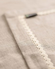 Čipkový bežec  farba produktu béžová látka polopriehľadný, zapletaná