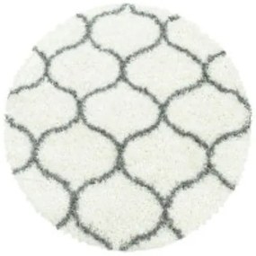 Ayyildiz koberce Kusový koberec Salsa Shaggy 3201 cream kruh - 160x160 (priemer) kruh cm