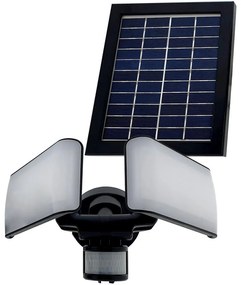 LED Solárny vonkajší reflektor so senzorom LED/20W/5,5V IP44