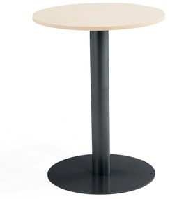 Barový stôl ALVA, Ø700x900 mm, breza, antracit