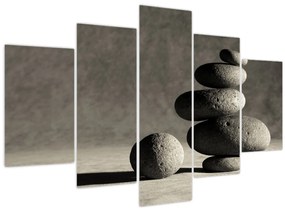 Obraz - Šedé kamene (150x105 cm)