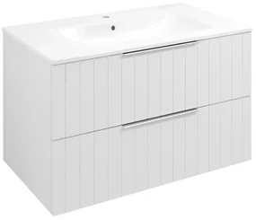 Sapho Sapho, CIRASA umývadlová skrinka 79,8x52x46cm, biela mat strip, CR801-3131S