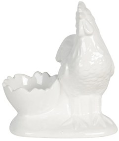 Držiak na vajíčko v tvare škrupiny sa sliepočkou - 11*9*13 cm