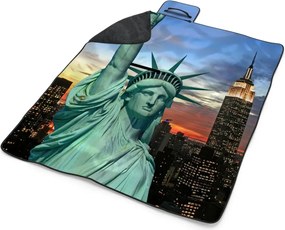 Sablio Plážová deka Socha slobody: 200x140 cm