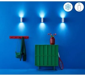 WiZ - LED RGBW Stmievateľné nástenné svietidlo UP&DOWN 2xGU10/4,7W/230V biela Wi-Fi