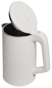 Bauerkraft Bezdrôtová cestovná rýchlovarná kanvica 1500 W 1,8 l otočná biela