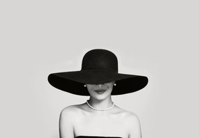 Fototapeta - Žena s klobúkom (147x102 cm)