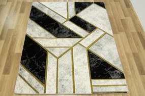 Koberec Diamond K4423G zlatý / sivý