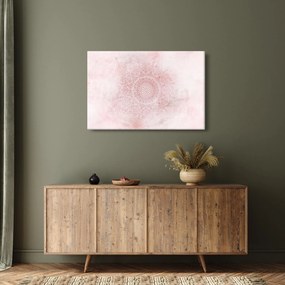 Obraz - Ružová mandala (90x60 cm)