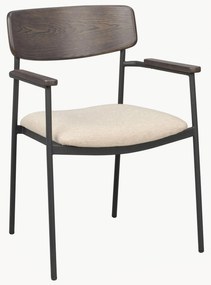 Stoličky's opierkami z dubového dreva Maymont, 2 ks