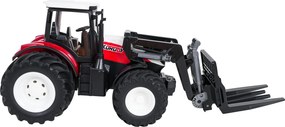 Ramiz Červený RC traktor s prívesom na prepravu zvierat na diaľkové ovládanie