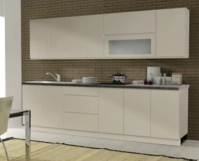 Kuchynská linka zobal 260cm, biela